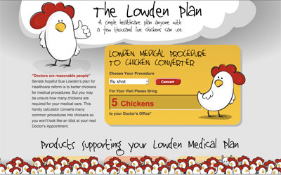 Image of the Lowden Plan Chicken Counter home page